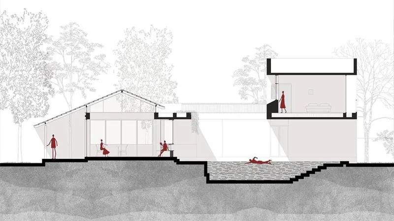 Architectural Section Drawing - The Outlook