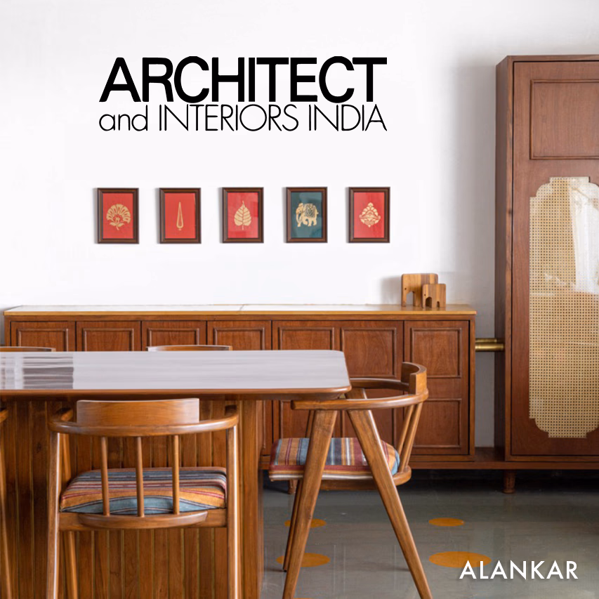 Architect and Interiors India feature of Alankāra residence